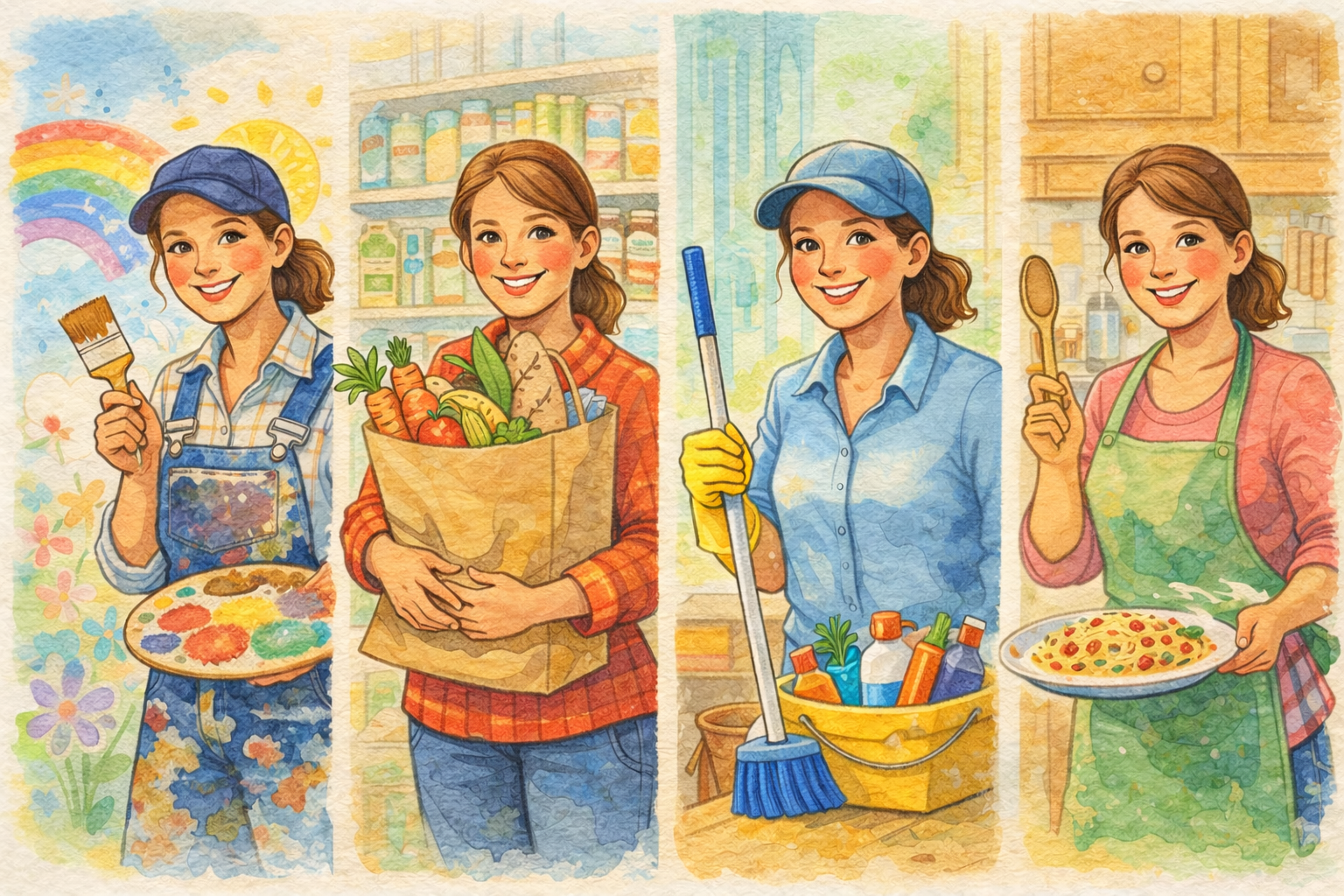 Natasha — painting, shopping, cleaning, and cooking services